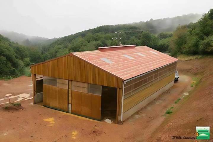Construction de bergerie et chèvrerie en Lozère Occitanie