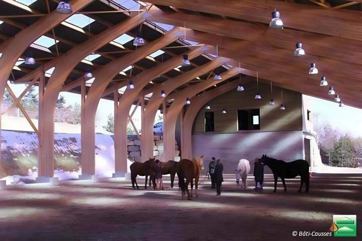 Construction de manèges et d’abris pour carrières Occitanie