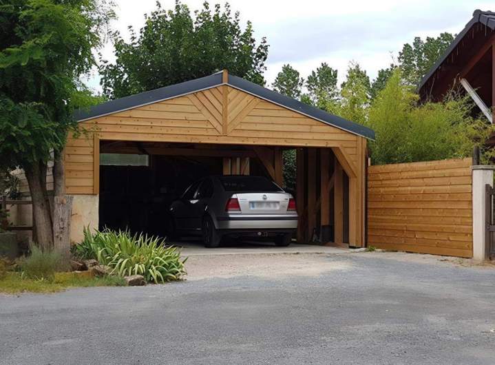 Bâtiment de garages en Occitanie