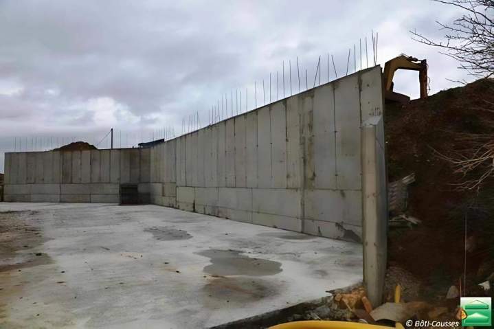 Construction de bâtiments autour de la stabulation Occitanie