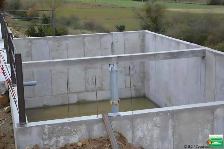 Bâtiments autour de la stabulation Occitanie