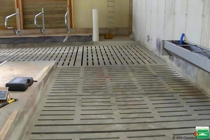 Réalisation de structures autour de la stabulation Occitanie