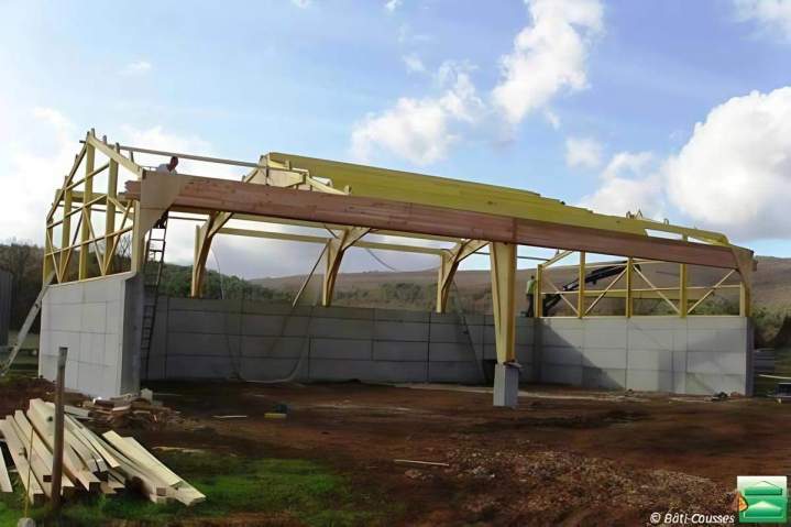 Construction de bâtiments pour bovins viande et lait Occitanie